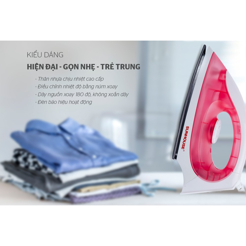 Bàn là khô SUNHOUSE SHD1072