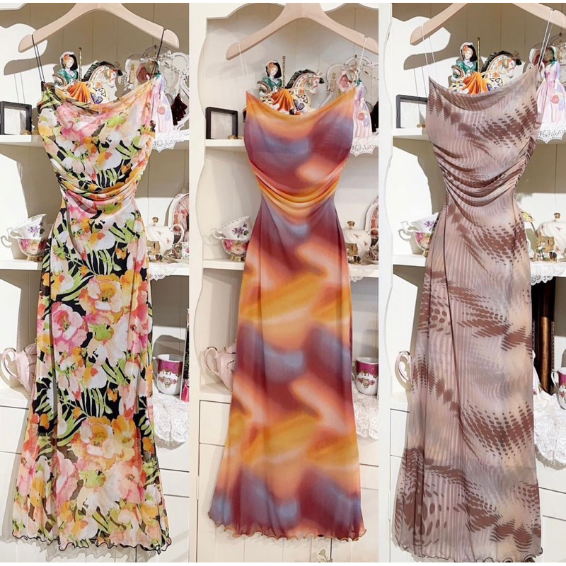 Đầm hai dây đuôi cá Mi Dress dáng dài