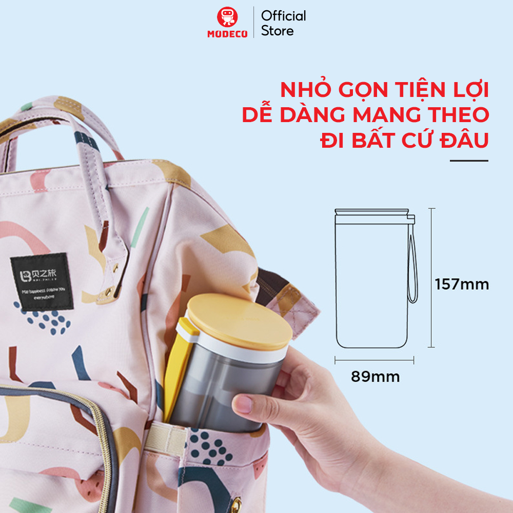 Bộ Cọ Rửa Bình Sữa 6 in 1 Cho Bé Bằng Chất Liệu Silicon Cao Cấp Modeco - An toàn,  Tiện Lợi Mang Đi Theo Du Lịch