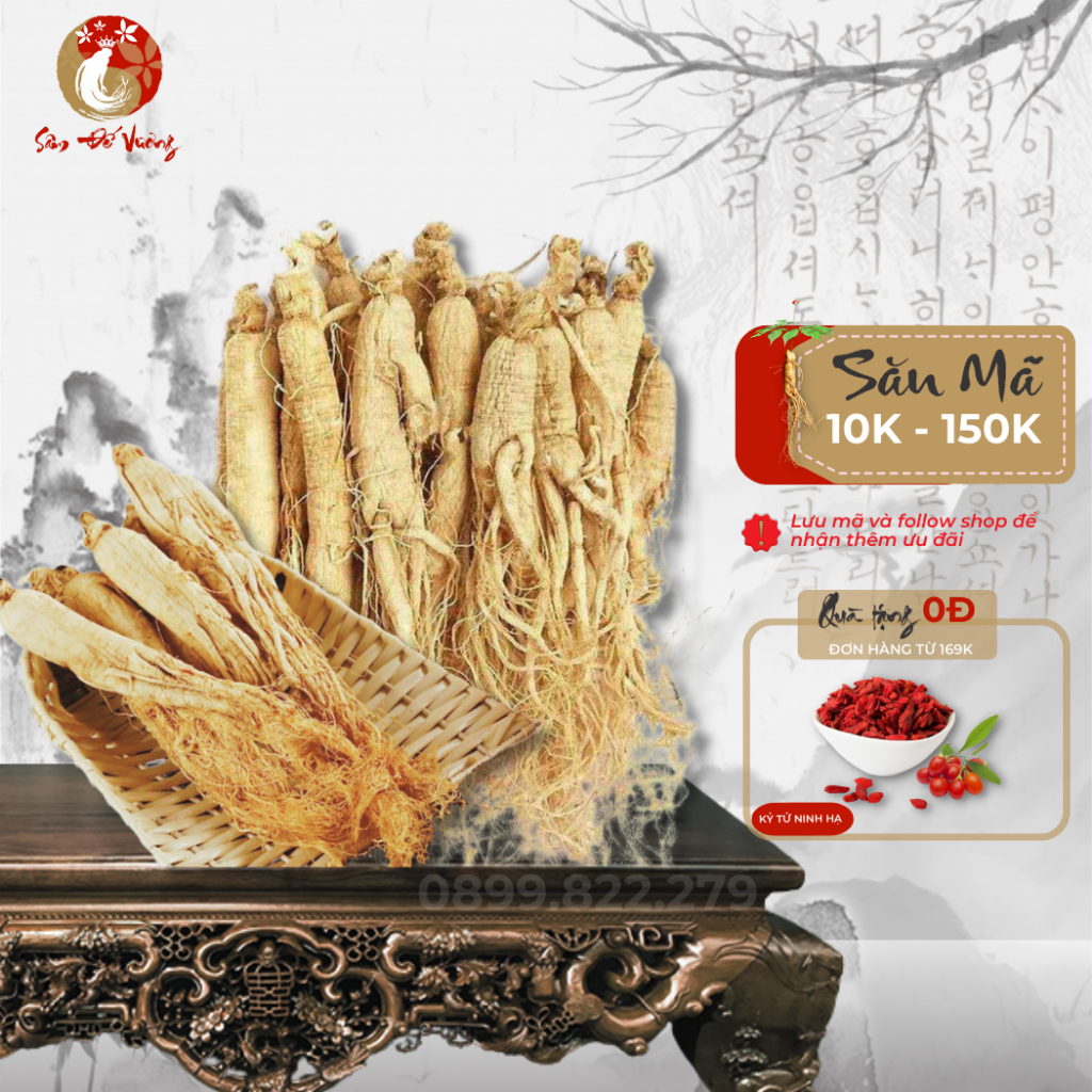 Nhân Sâm Khô Hàn Quốc 100gr Loại Lớn Đẹp - Nhâm Sâm 8 Năm Tuổi Giúp Phục Hồi Sức Khỏe, Cải Thiện Sinh Lý - Sâm Đế Vương