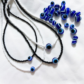 Vòng cổ hạt cườm Evil Eye
