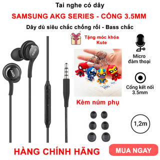 [Tặng móc khóa] Tai nghe Samsung AKG dây dù chống rối cổng 3.5mm