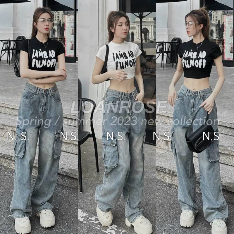 Quần jean túi hộp