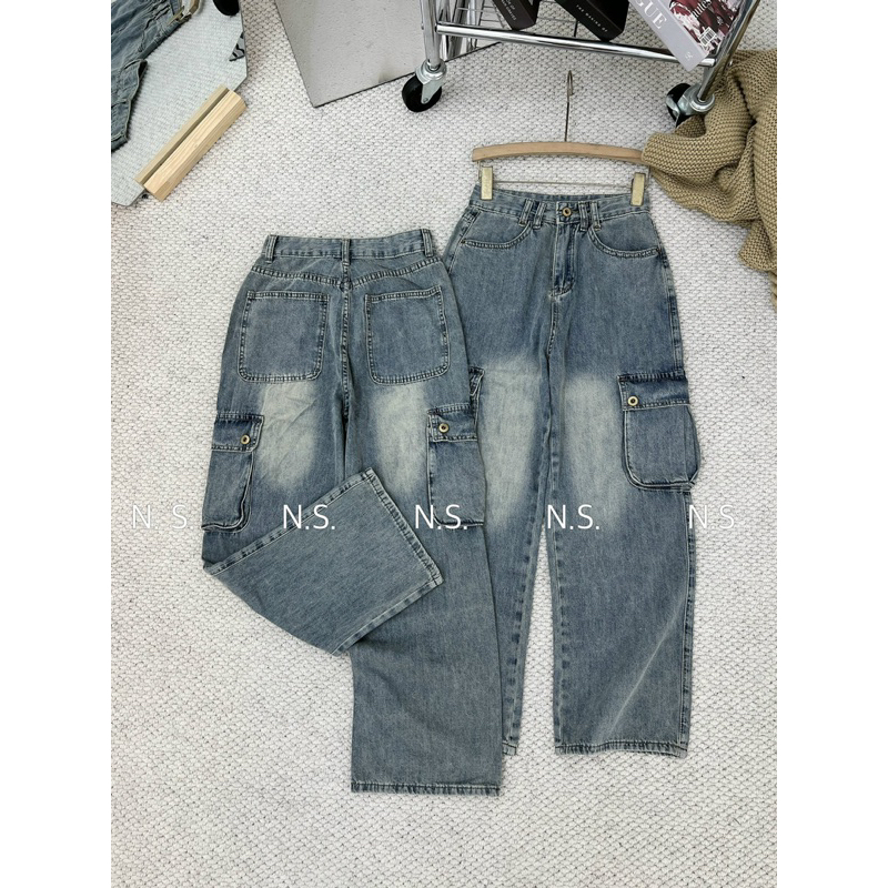 Quần jean túi hộp