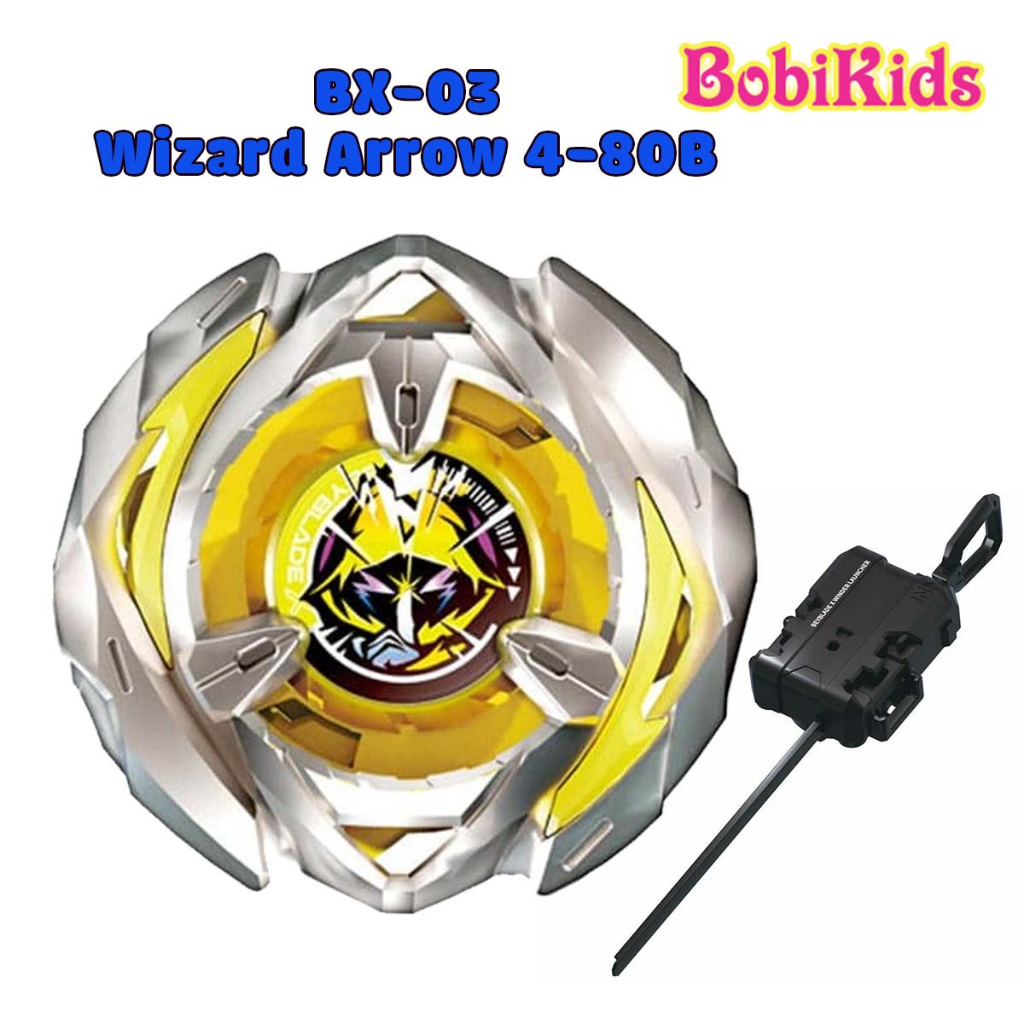 BeybladeX - Con Quay BX03: Starter Wizard Arrow 4-80B | Beyblade X TAKARA TOMY BX-03