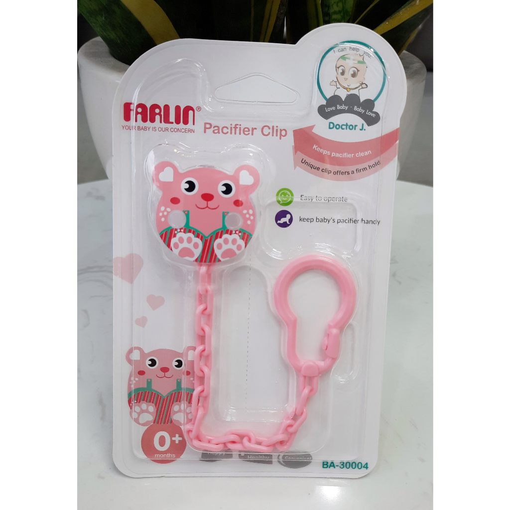 Dây Đeo Ty Giả Farlin/ Dây kẹp ti giả Farlin Nhựa An Toàn Cho Bé