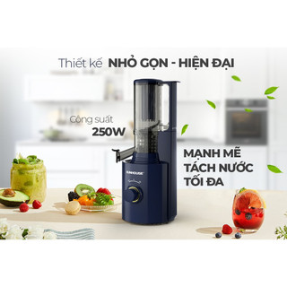 Máy ép chậm Sunhouse SHD5512 - Công suất lớn 250W, Dung tích 600ml - Tự ngắt khi quá nhiệt -Động cơ lõi đồng,
