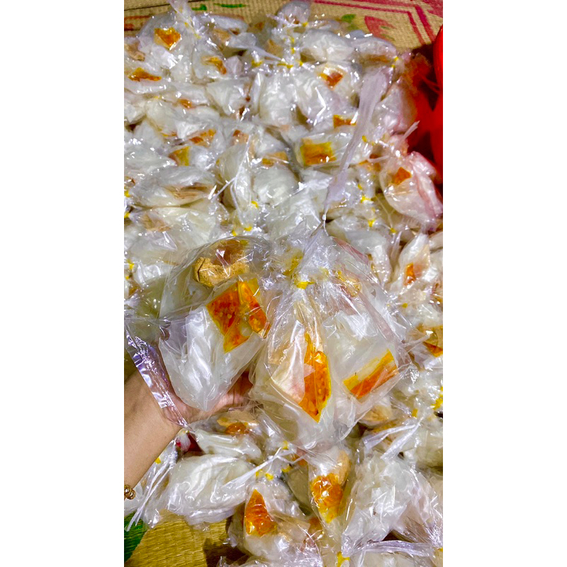 Combo 3 xâu 30 bịch bánh tráng mini 100k