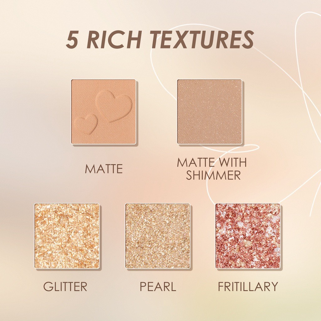 Bảng phấn mắt 5 màu Focallure bền màu 5g