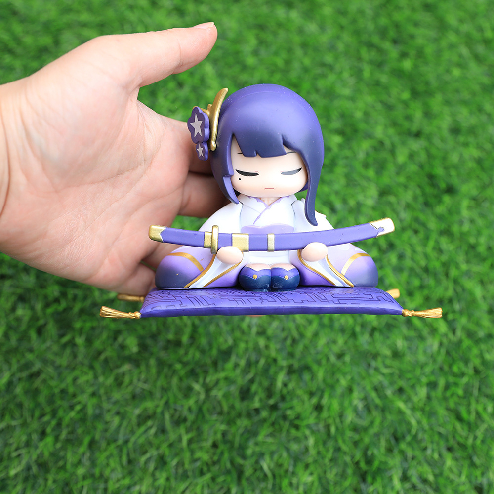 ☘Giới hạn☘ Mô hình Raiden Shogun chibi kiếm đạo trang trí bàn làm việc bàn học mô hình trưng bày ấm trần ca Paimonshop