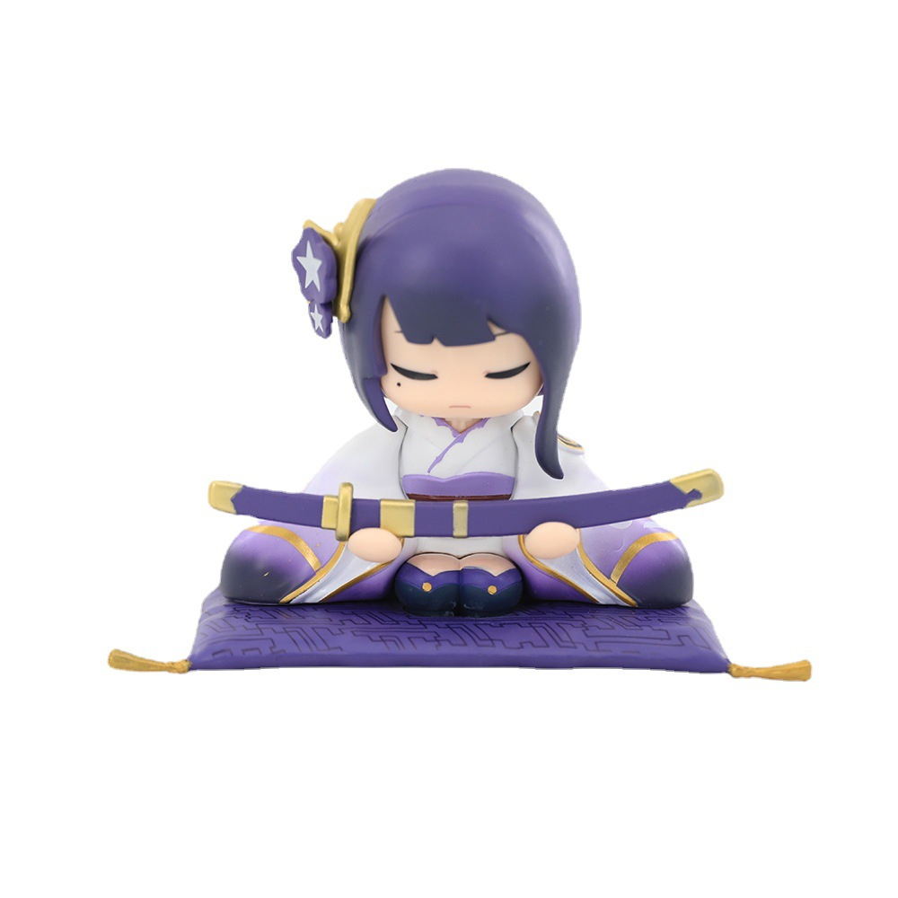 ☘Giới hạn☘ Mô hình Raiden Shogun chibi kiếm đạo trang trí bàn làm việc bàn học mô hình trưng bày ấm trần ca Paimonshop