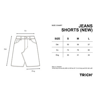 CHICAGO POCKET JEANS SHORTS (QUẦN SHORT JEANS TRICH)