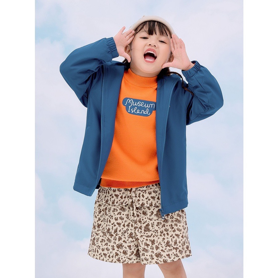 Áo khoác gió cho bé trai bé gái 15-40Kg áo khoác vải dù 2 lớp lót lưới chống nước chống gió phù hợp trẻ em