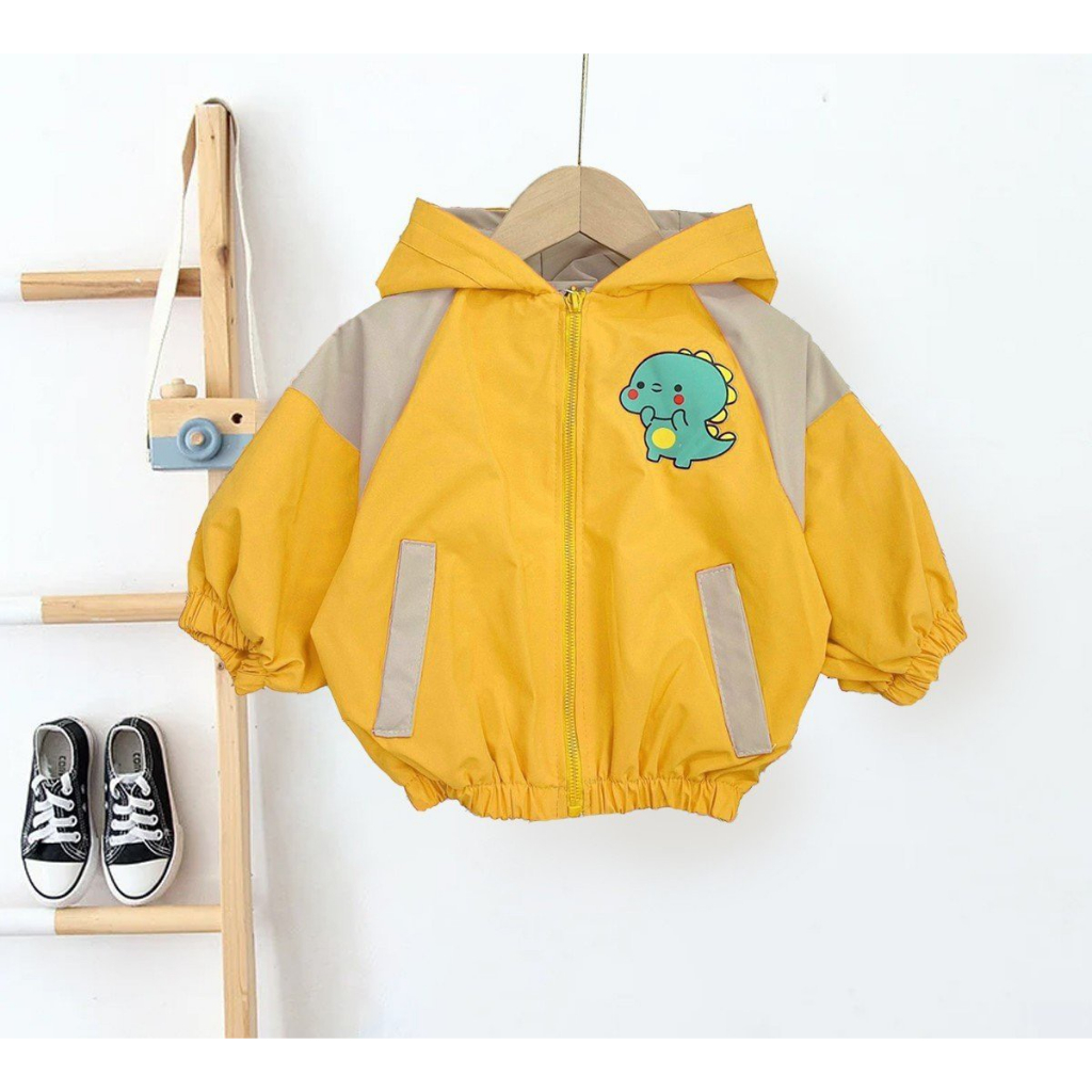 Áo khoác gió bé 2 lớp cao cấp, áo gió bé trai và gái 2 lớp lót lưới chống nước 7 màu siêu đep