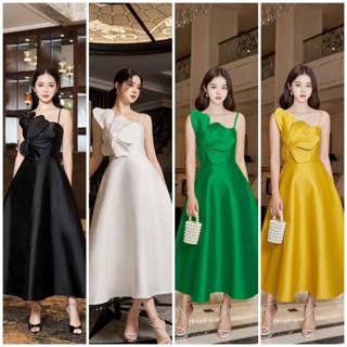  Váy đi tiệc sang chảnh thiết kế đầm dự tiệc sang trọng quý phái màu nổi sáng sân khấu thiết kế tại shop NER.VN N168 