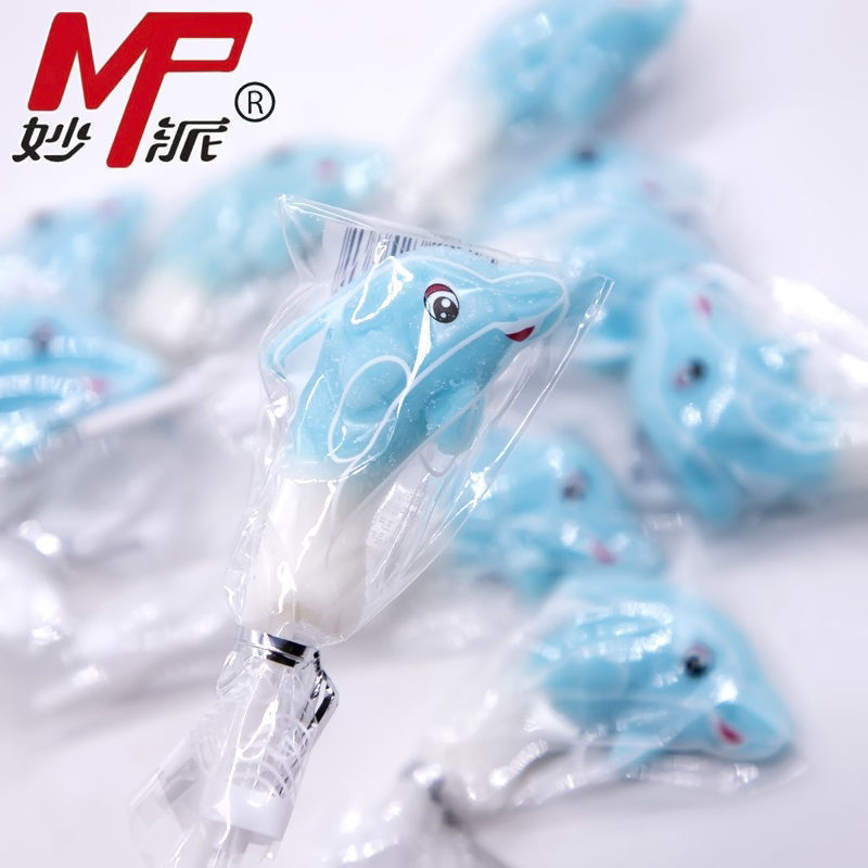 100g kẹo mút dẻo trái cây hình Vịt vàng-thỏ-cá heo-cây nấm-hướng dương nhỏ mềm ngon siêu đáng yêu