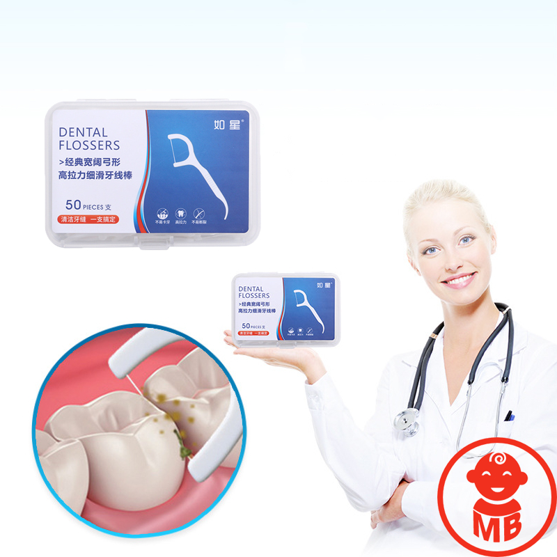 Tăm chỉ nha khoa vệ sinh răng miệng sạch sẽ