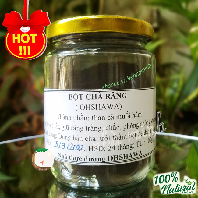 BỘT DENTIE ĐÁNH RĂNG HỮU CƠ TỰ NHIÊN 100G dùng trong thực dưỡng Ohsawa