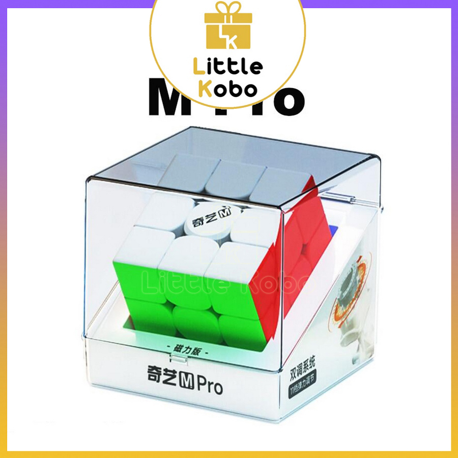 Rubik 3x3 QiYi M Pro 3x3 2023 Stickerless Rubic QiYi M Pro 3x3x3 Có Nam Châm Đồ Chơi Trí Tuệ Trẻ Em Phát Triển Tư Duy