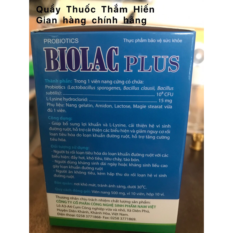 Men Biolac Plus