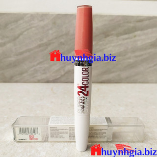 Son kem lì của Mỹ May.belline SuperStay 24 color màu cam san hô