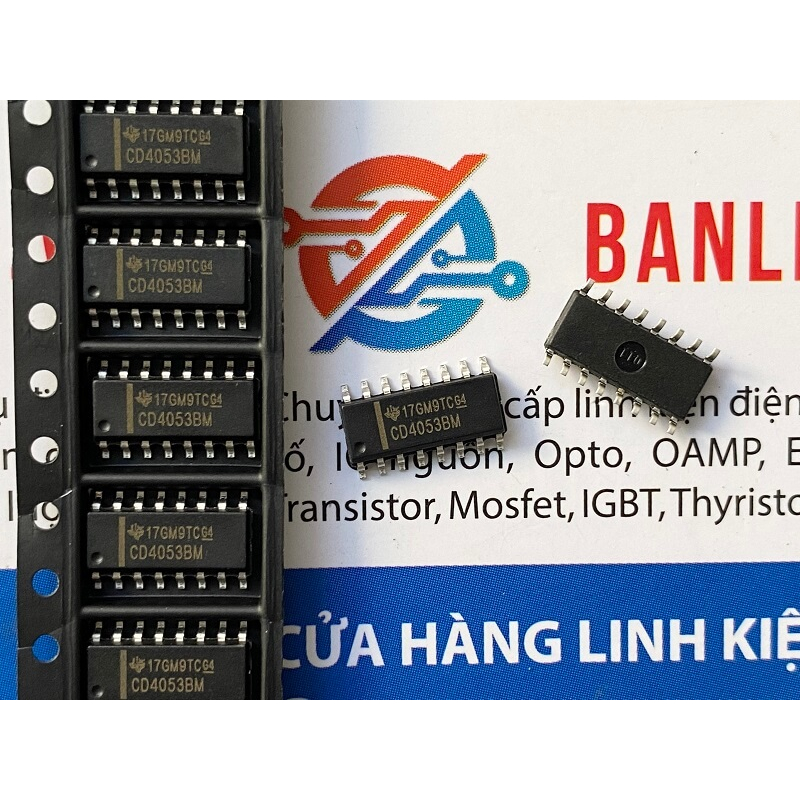 CD4053BM, CD4053 IC số Sop 16
