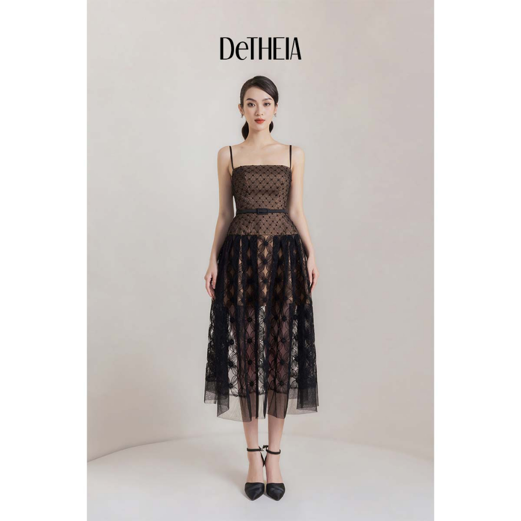 Đầm thiết kế Sheila cao cấp sang trọng thời thượng tiểu thư dự tiệc váy sang chảnh đám cưới thương hiệu DeTHEIA