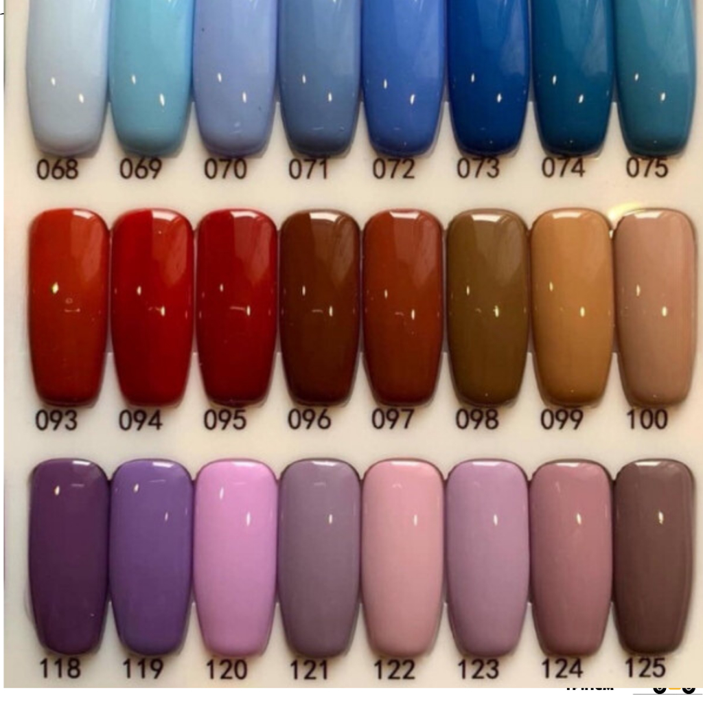 Sơn gel Nơ WANGKE chính hãng 275 màu, Bộ sơn gel với chất sơn đặc, siêu bóng - Nails Red