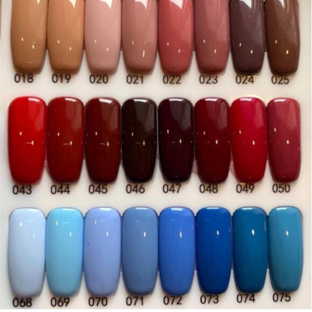 Sơn gel Nơ WANGKE chính hãng 275 màu, Bộ sơn gel với chất sơn đặc, siêu bóng - Nails Red