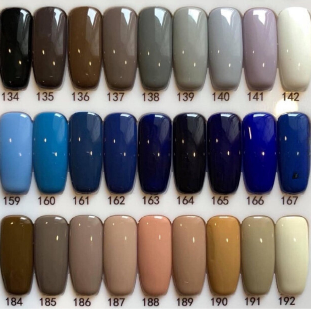 Sơn gel Nơ WANGKE chính hãng 275 màu, Bộ sơn gel với chất sơn đặc, siêu bóng - Nails Red