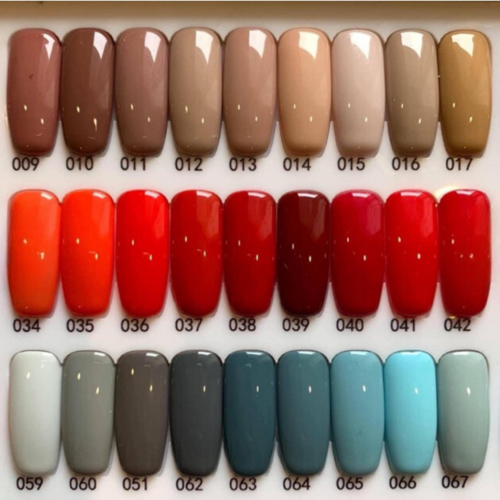 Sơn gel Nơ WANGKE chính hãng 275 màu, Bộ sơn gel với chất sơn đặc, siêu bóng - Nails Red