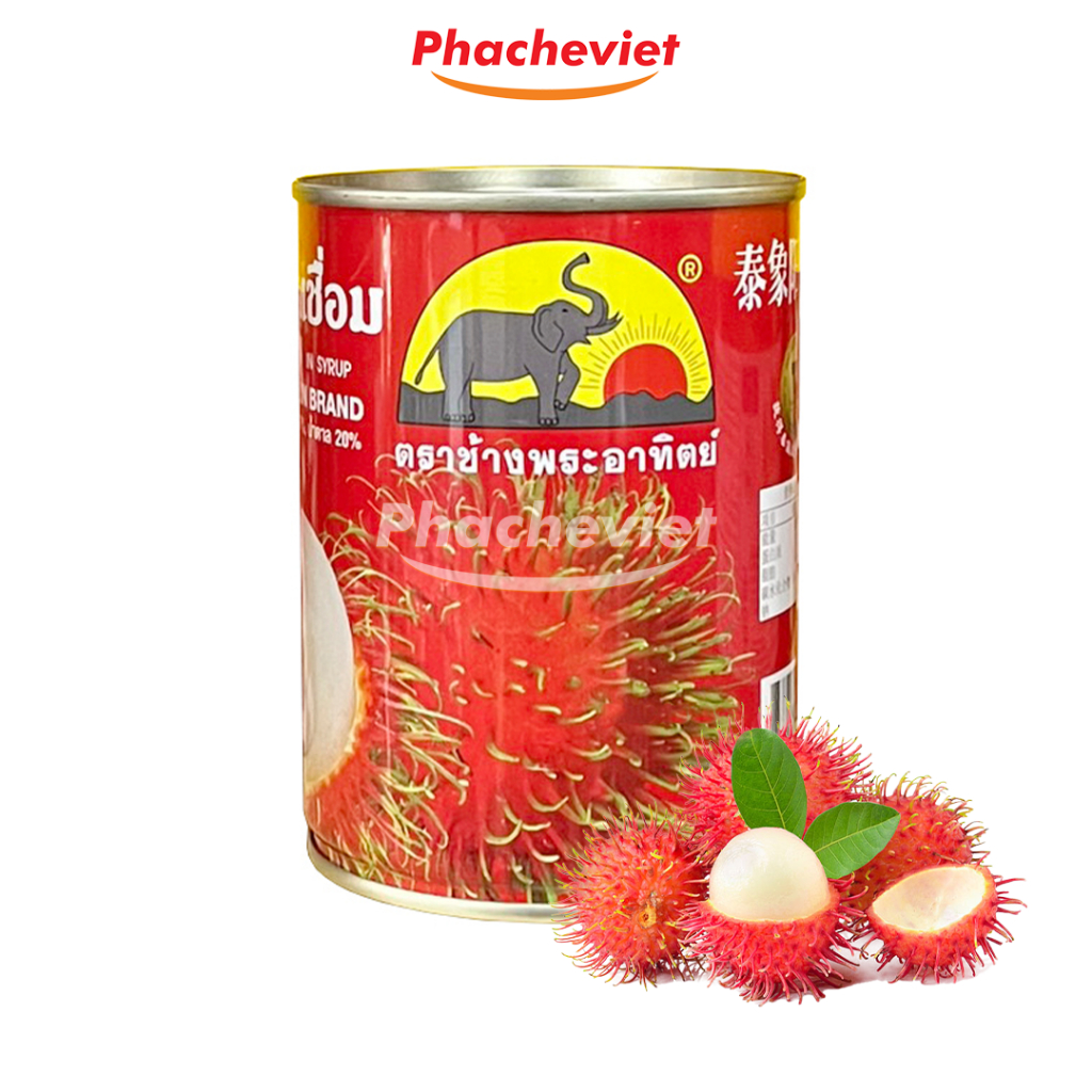 Chôm Chôm Thái Lan Con Voi hộp 565gr