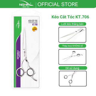 Kéo cắt tóc kềm nghĩa Kt706,kéo cắt tóc kt706
