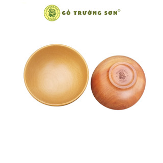 Chén Ăn Cơm Bằng Gỗ - Thương Hiệu Trường Sơn - Sản Phẩm Gỗ Thủ Công Mỹ Nghệ Dùng Trên Bàn Ăn Hoặc Trang Trí
