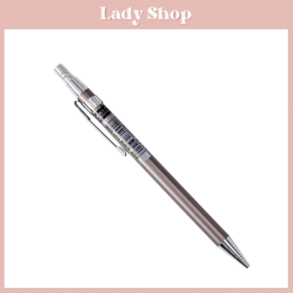 Bút Chì 2B Vỏ Kim Loại Ngòi 0.5mm/0.7mm