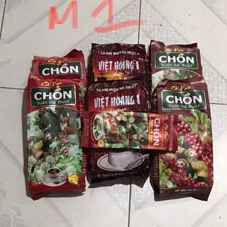 COMBO CÀ PHÊ GỒM 1k cà phê chồn,1k cà phê cao đại nguyên, 1k cà phê việt hoàng ,100gr cà phê chồn
