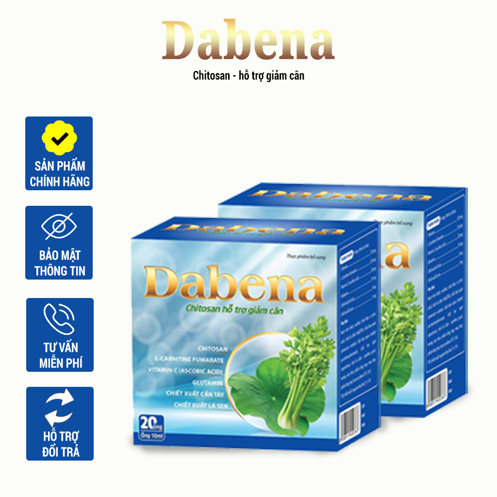 Dabena Combo giảm kg đẹp da đẹp dáng ngay tại nhà từ 8-20kg