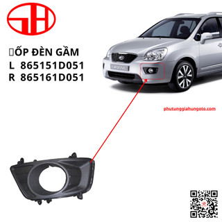 Ốp đèn gầm cho xe ô tô CARENS chất liệu nhựa siêu bền