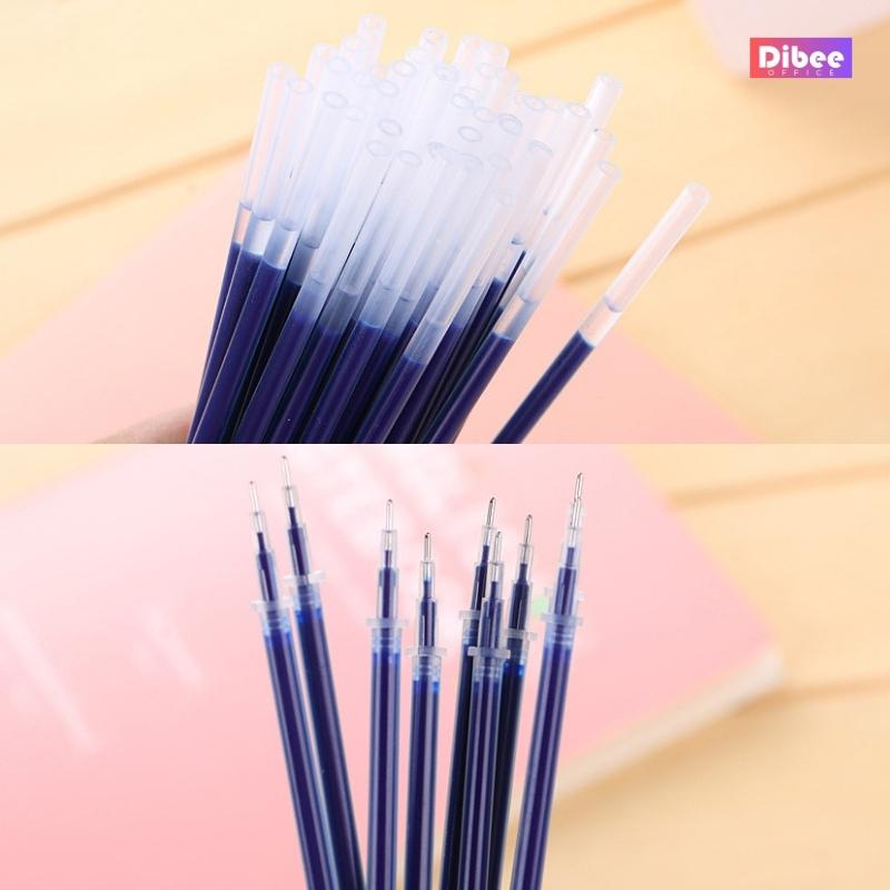 Ruột bút mực gel ngòi 0.38mm DIBEE màu đen đỏ xanh cao cấp NB25