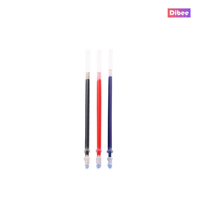 Ruột bút mực gel ngòi 0.38mm DIBEE màu đen đỏ xanh cao cấp NB25