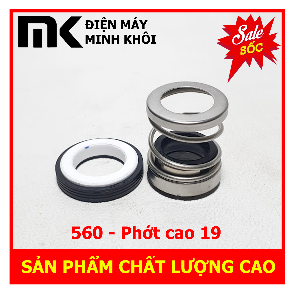 Phớt cao 19 (560 - 19) cho máy bơm nước