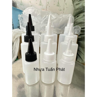 Chai nhựa mềm đầu nhỏ giọt dùng xịt bơ 50ml- 100ml- 200ml