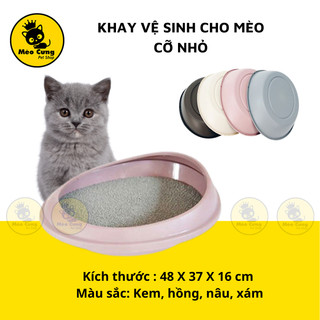 KHAY VỆ SINH MÈO PURMI HÀN QUỐC SIZE NHỎ, NHIỀU MÀU,  khay vệ sinh, phụ kiện mèo, khay cát