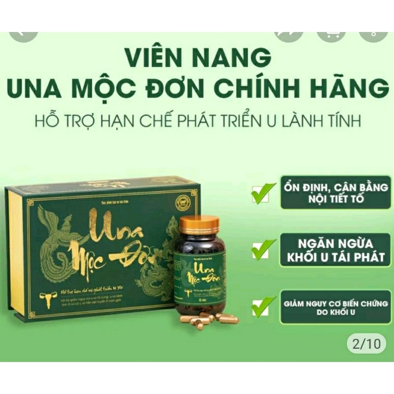 Una Mộc đơn_ bảo hành 100% chính hãng, u nang, xơ, tiêu u