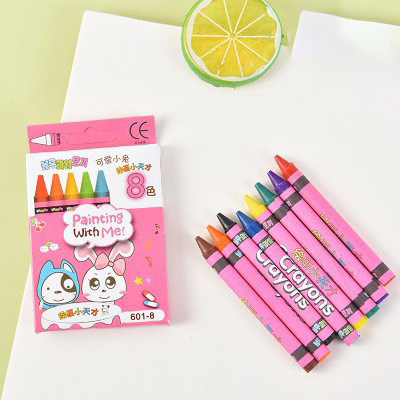 Bút Sáp Màu Cho Bé Tô Vẽ 8,12,24 Màu Không Độc Hại Bẩn Tay Rất Dễ Thương Và Tiện Sử Dụng