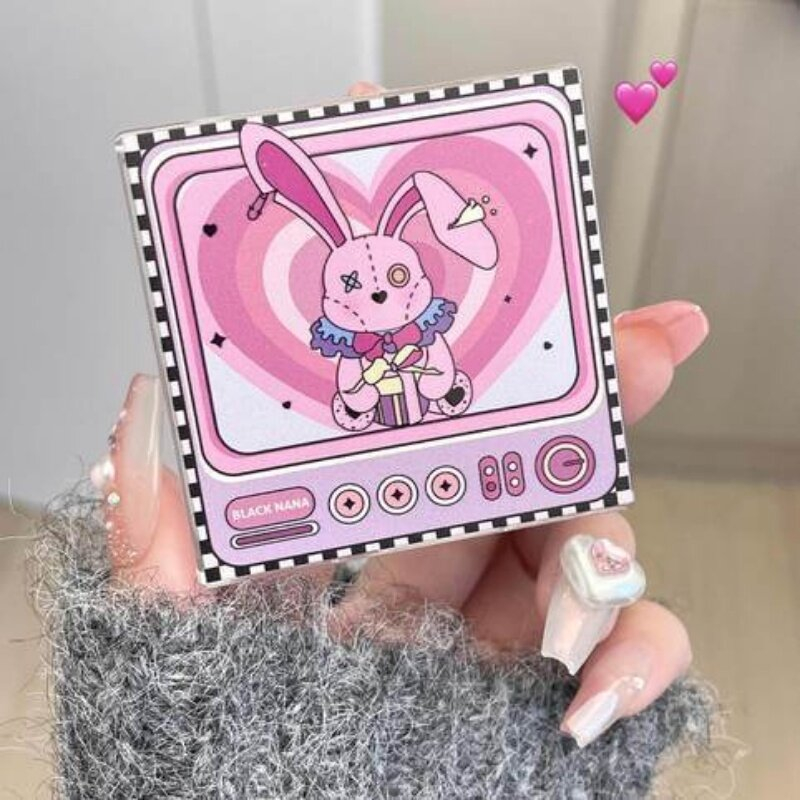 Phấn má hồng cam con thỏ mỏng mịn tự nhiên makeup nhẹ nhàng trang điểm xinh Steam Bunny Blush BLACK NANA Hatola