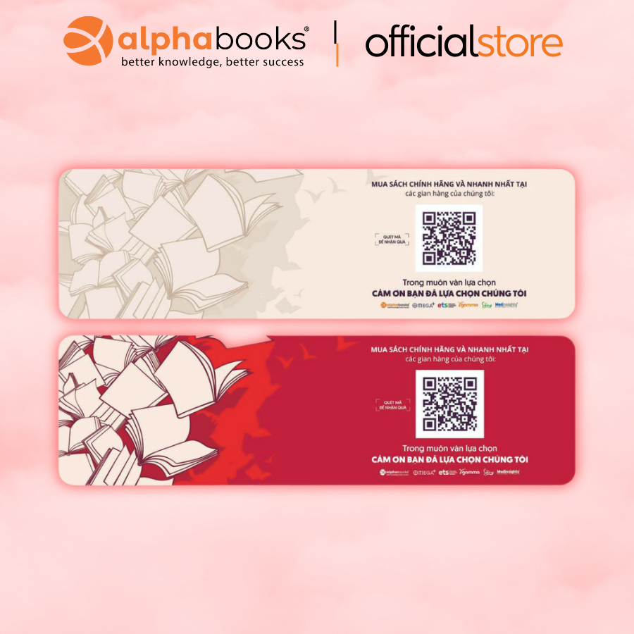 [GIFT] Bookmark - Đánh Dấu Trang Sách Alpha Books