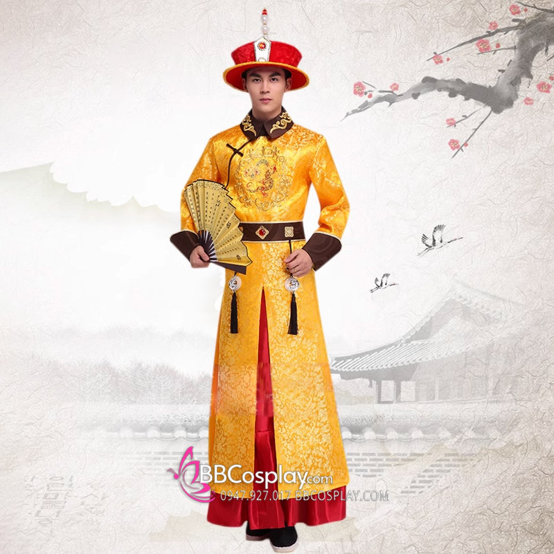 Đồ Hoàng Thượng Càn Long Gấm Thêu Rồng Trend 2023 - 15613