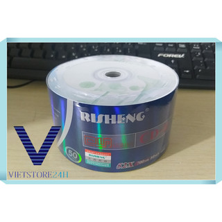 Đĩa trắng ,đĩa cd trắng risheng hộp 50 cái dung lượng 700mb