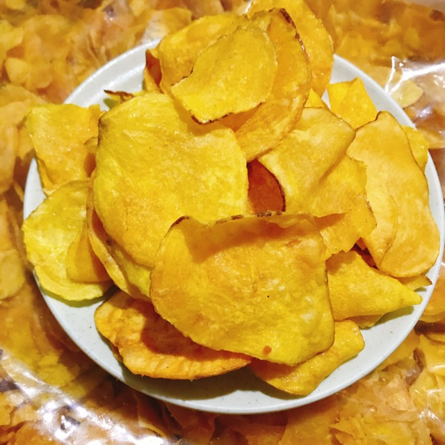 Khoai lang sấy mật ong TH Healthy Food đặc sản Đà Lạt gói 500gram thơm ngon giòn rụm hàng loại 1